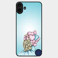 Styles Girl With Balloon Glass Case For Nothing Cmf Phone 1