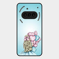 Styles Girl With Balloon Glass Case For Nothing Phone 3A 5G