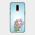 Styles Girl With Balloon Glass Case For Oneplus 7