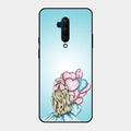 Styles Girl With Balloon Glass Case For Oneplus 7T Pro