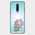 Styles Girl With Balloon Glass Case For Oneplus 8