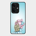 Styles Girl With Balloon Glass Case For Oneplus Nord Ce 3 5G