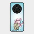Styles Girl With Balloon Glass Case For Oppo F27 5G