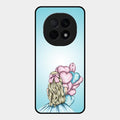 Styles Girl With Balloon Glass Case For Oppo F29 Pro 5G