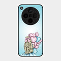 Styles Girl With Balloon Glass Case For Oppo Find X8 5G