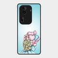 Styles Girl With Balloon Glass Case For Oppo Reno 11 Pro 5G
