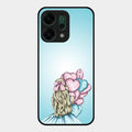 Styles Girl With Balloon Glass Case For Oppo Reno 14 5G