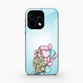 Styles Girl With Balloon Glass Case For Oppo Reno 15 5G