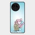 Styles Girl With Balloon Glass Case For Realme 11 5G
