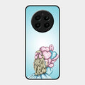 Styles Girl With Balloon Glass Case For Realme 12 Plus 5G