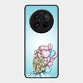 Styles Girl With Balloon Glass Case For Realme 12 Pro Plus 5G