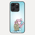 Styles Girl With Balloon Glass Case For Realme 15T 5G