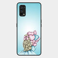 Styles Girl With Balloon Glass Case For Realme 7 Pro