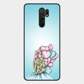 Styles Girl With Balloon Glass Case For Redmi 9 Prime