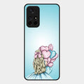 Styles Girl With Balloon Glass Case For Redmi Note 11T 5G