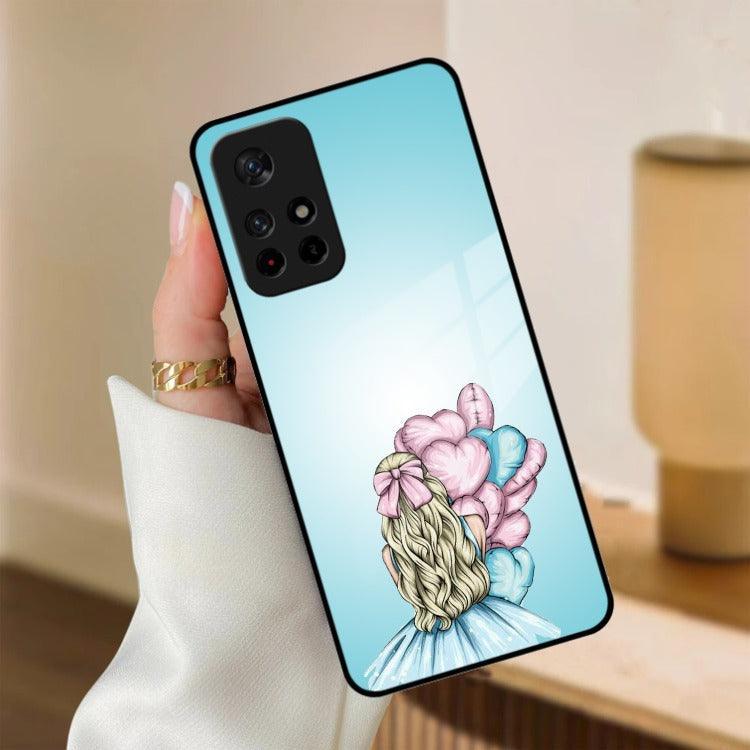 Styles Girl With Balloon Glass Case For Redmi/Xiaomi - ShopOnCliQ