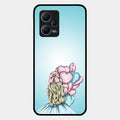 Styles Girl With Balloon Glass Case For Redmi Note 12 5G