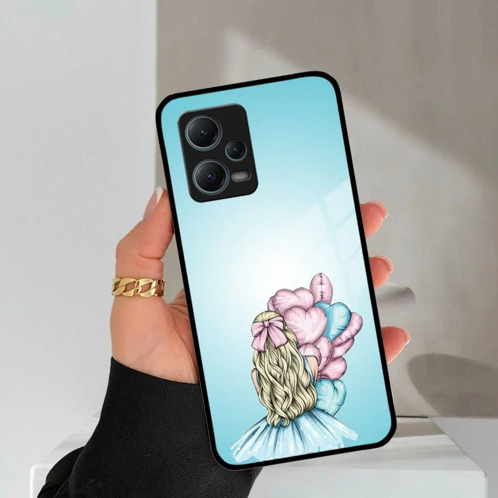Styles Girl With Balloon Glass Case For Redmi/Xiaomi - ShopOnCliQ