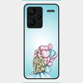 Styles Girl With Balloon Glass Case For Redmi Note 13 Pro Plus 5G