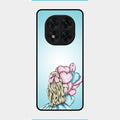 Styles Girl With Balloon Glass Case For Redmi Note 14 Pro 5G
