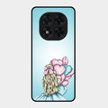 Styles Girl With Balloon Glass Case For Redmi Note 15 Pro Plus 5G