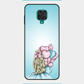 Styles Girl With Balloon Glass Case For Redmi Note 9 Pro Max