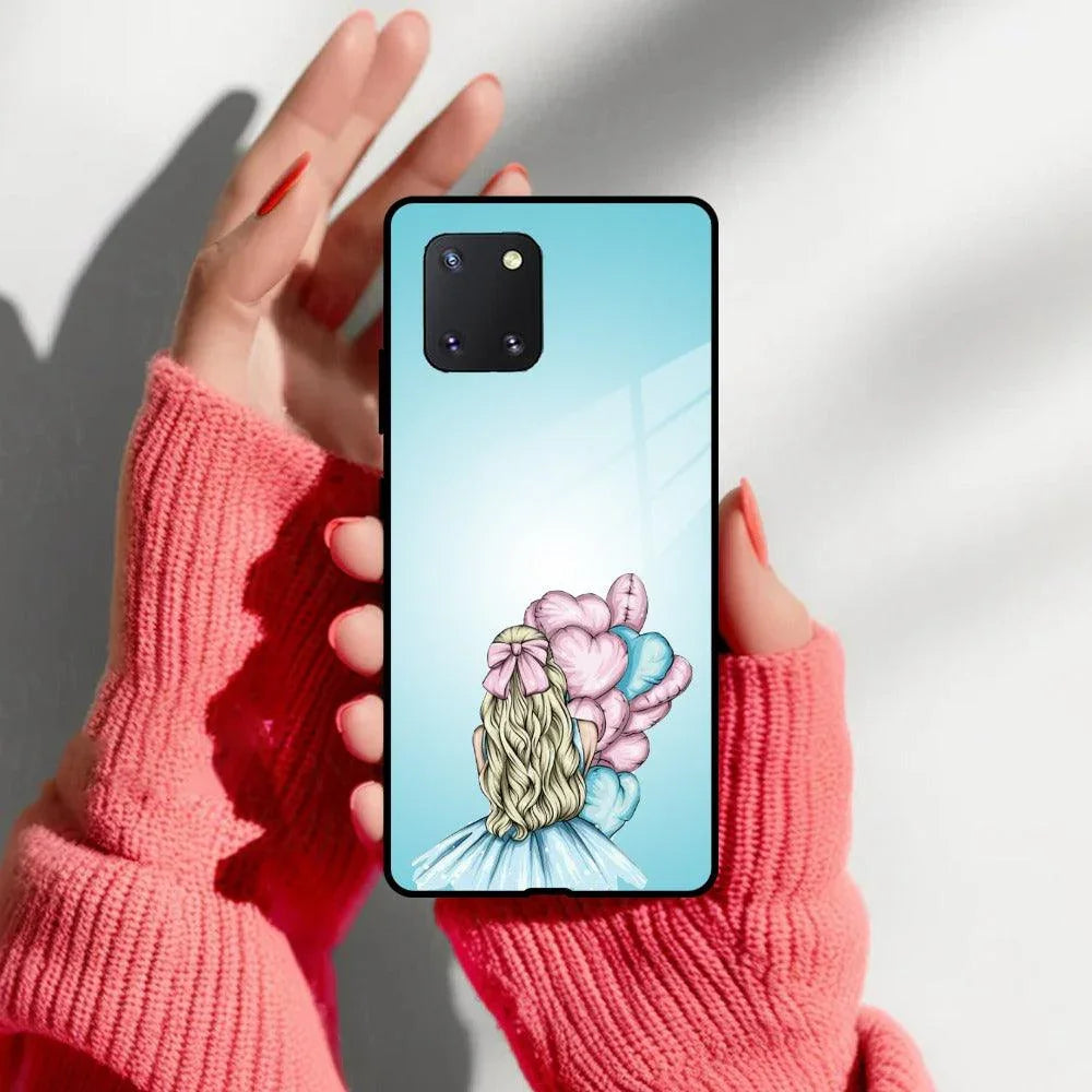 Styles Girl With Balloon Glass Case For Samsung - ShopOnCliQ