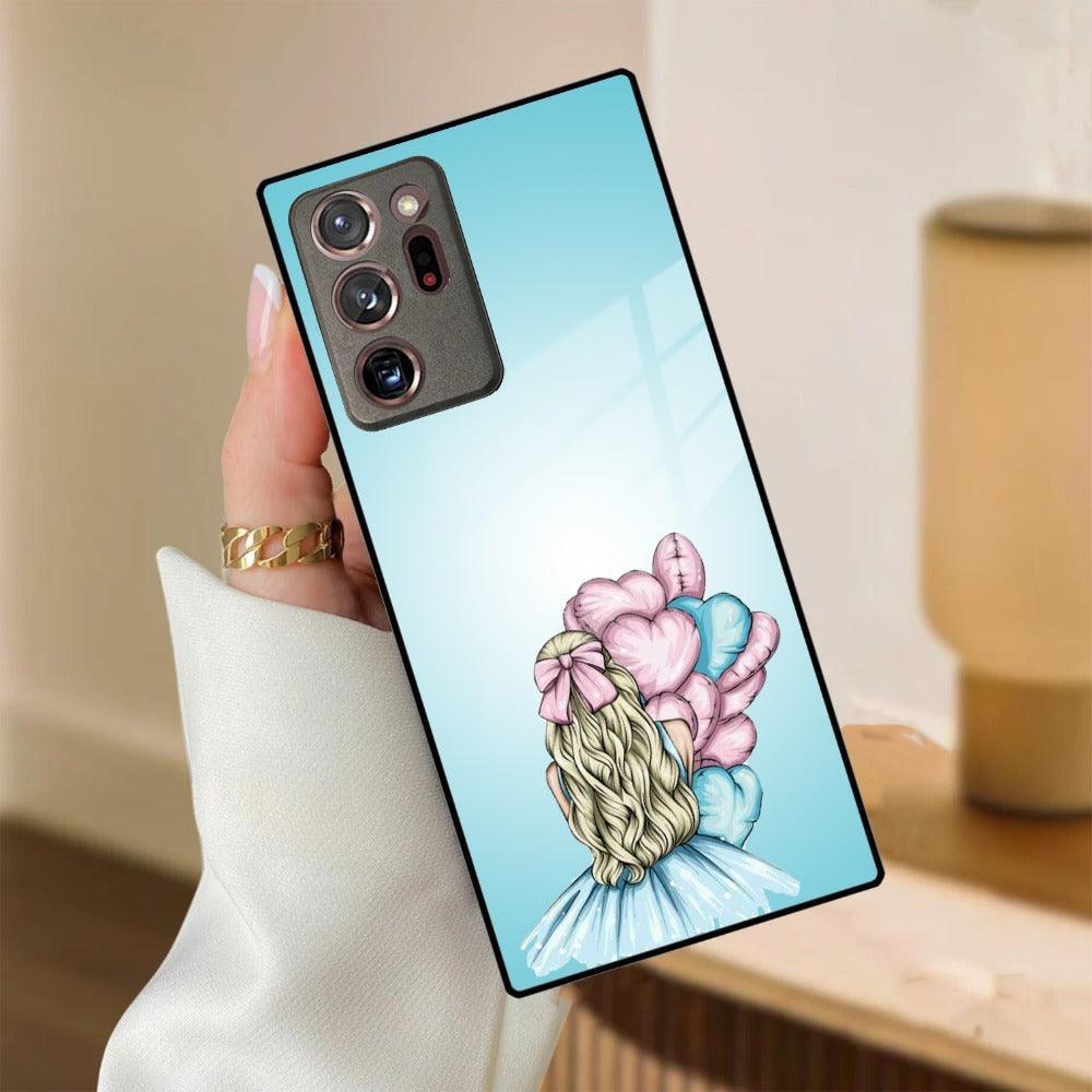 Styles Girl With Balloon Glass Case For Samsung - ShopOnCliQ