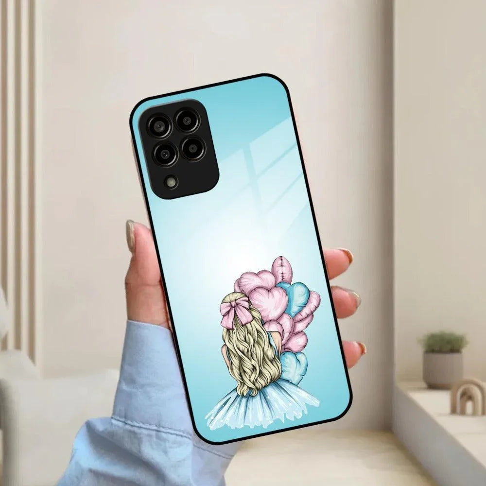Styles Girl With Balloon Glass Case For Samsung - ShopOnCliQ