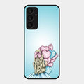 Styles Girl With Balloon Glass Case For Samsung Galaxy A25 5G