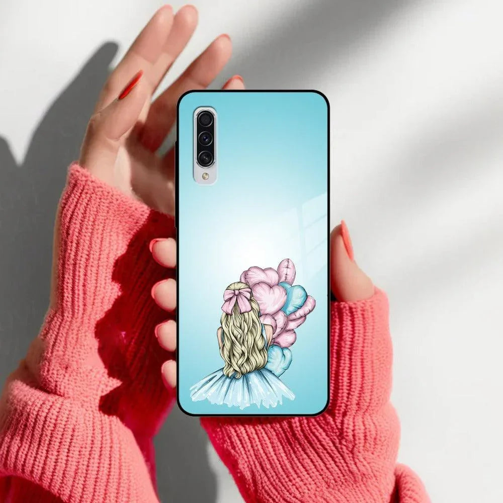 Styles Girl With Balloon Glass Case For Samsung - ShopOnCliQ