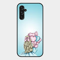Styles Girl With Balloon Glass Case For Samsung Galaxy F34 5G