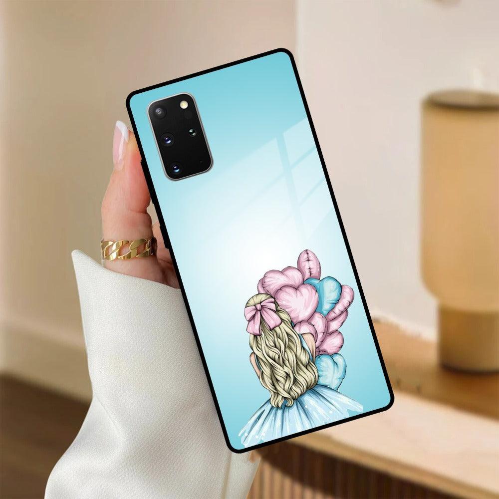 Styles Girl With Balloon Glass Case For Samsung - ShopOnCliQ