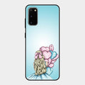 Styles Girl With Balloon Glass Case For Samsung Galaxy S20