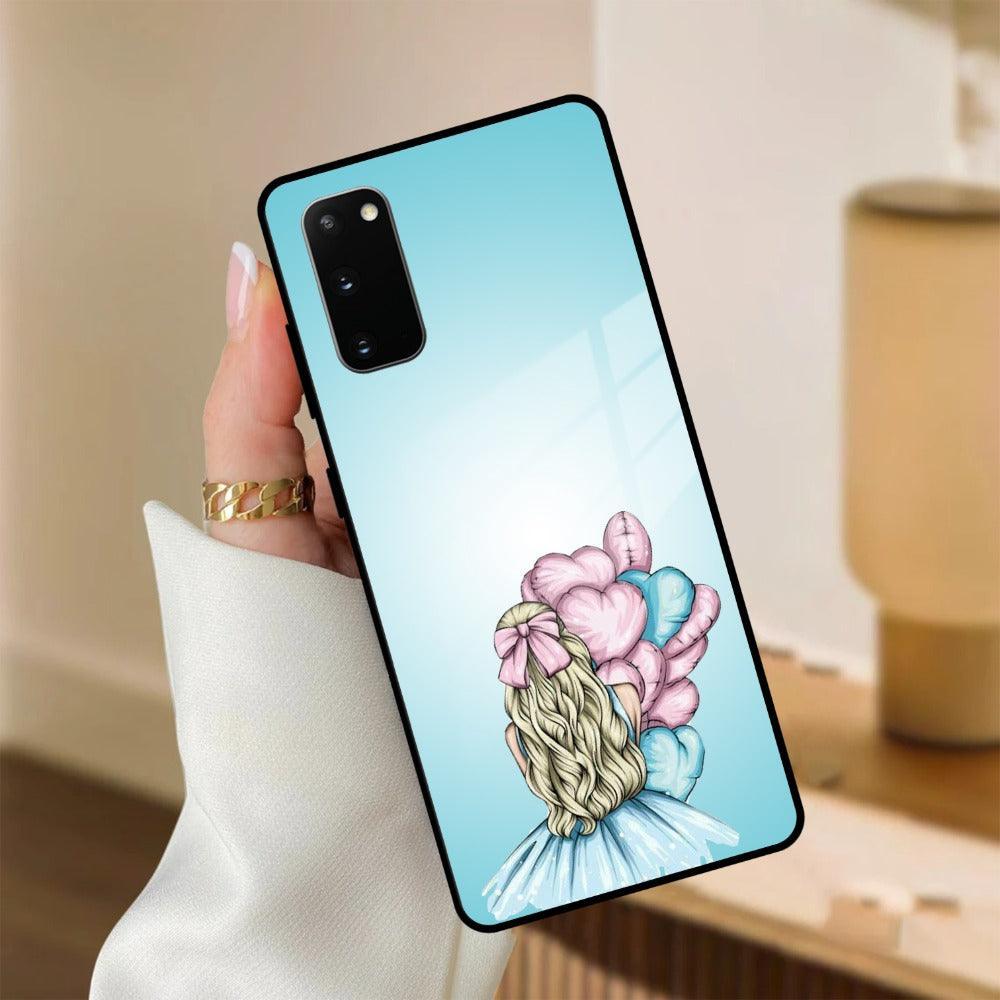 Styles Girl With Balloon Glass Case For Samsung - ShopOnCliQ