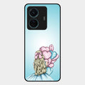 Styles Girl With Balloon Glass Case For Vivo T1 Pro 5G