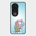 Styles Girl With Balloon Glass Case For Vivo T4 Ultra 5G
