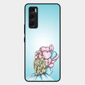 Styles Girl With Balloon Glass Case For Vivo V20 Se