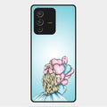 Styles Girl With Balloon Glass Case For Vivo V23 Pro 5G