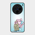 Styles Girl With Balloon Glass Case For Vivo X200 5G