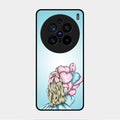 Styles Girl With Balloon Glass Case For Vivo X200 Pro 5G