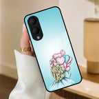 Styles Girl With Balloon Glass Case For iQOO - ShopOnCliQ