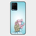 Styles Girl With Balloon Glass Case For Vivo Y21A