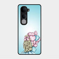 Styles Girl With Balloon Glass Case For Vivo Y400 Pro 5G