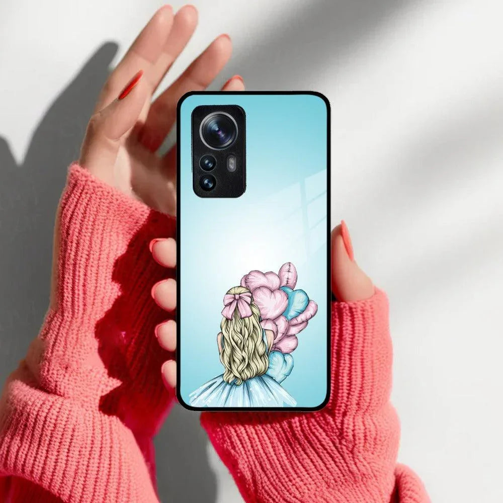 Styles Girl With Balloon Glass Case For Redmi/Xiaomi - ShopOnCliQ