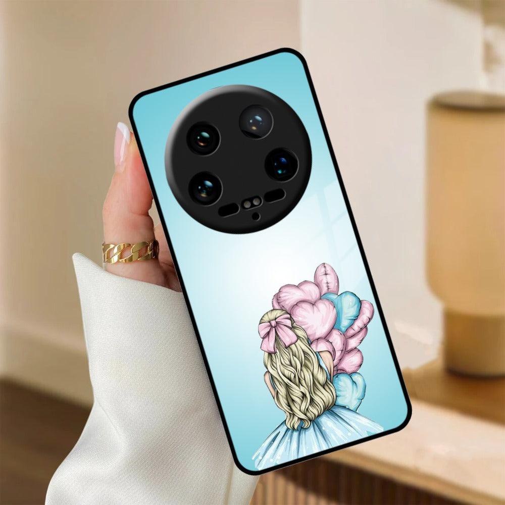 Styles Girl With Balloon Glass Case For Redmi/Xiaomi - ShopOnCliQ