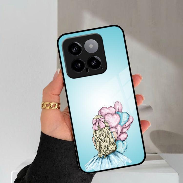 Styles Girl With Balloon Glass Case For Redmi/Xiaomi - ShopOnCliQ