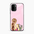 Styles Girl With Flower Glass Case For OnePlus 15R 5G