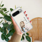Stylish Girl Customize Anti Yellow Case For Google Pixel 9 Pro XL