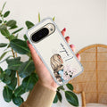 Stylish Girl Customize Transparent Silicon Case For Google - ShopOnCliQ